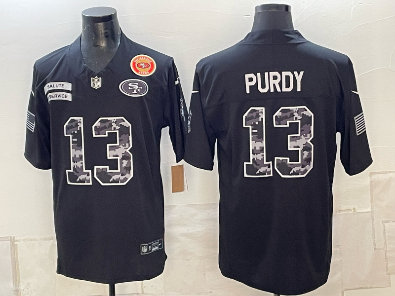 Men 2026 Nike San Francisco 49ers #13 Purdy black NFL Jersey 101101